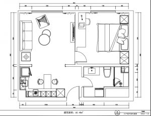 07户型 建筑面积60.48㎡