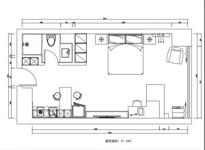 12户型 建筑面积51.44㎡