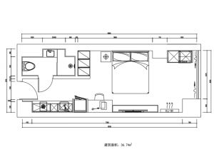 13户型 建筑面积36.74㎡