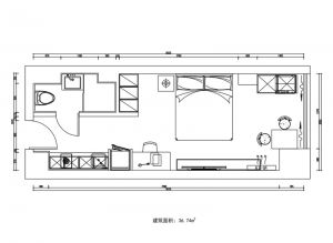 18户型 建筑面积36.74㎡